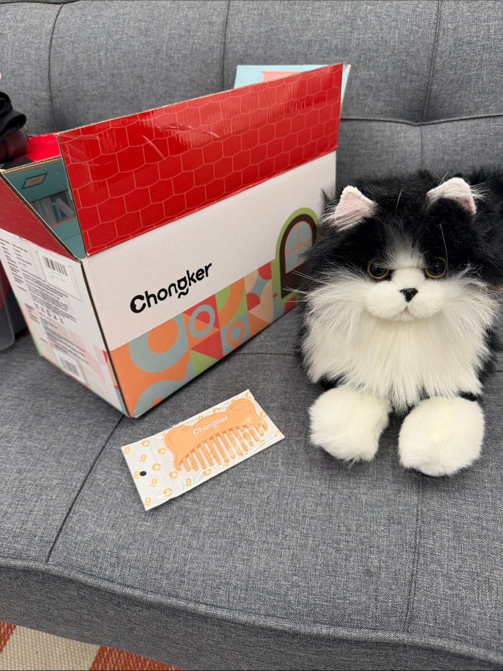 BN Chongker Tuxedo Weighted Stuffed Cat - Picture 8 of 8